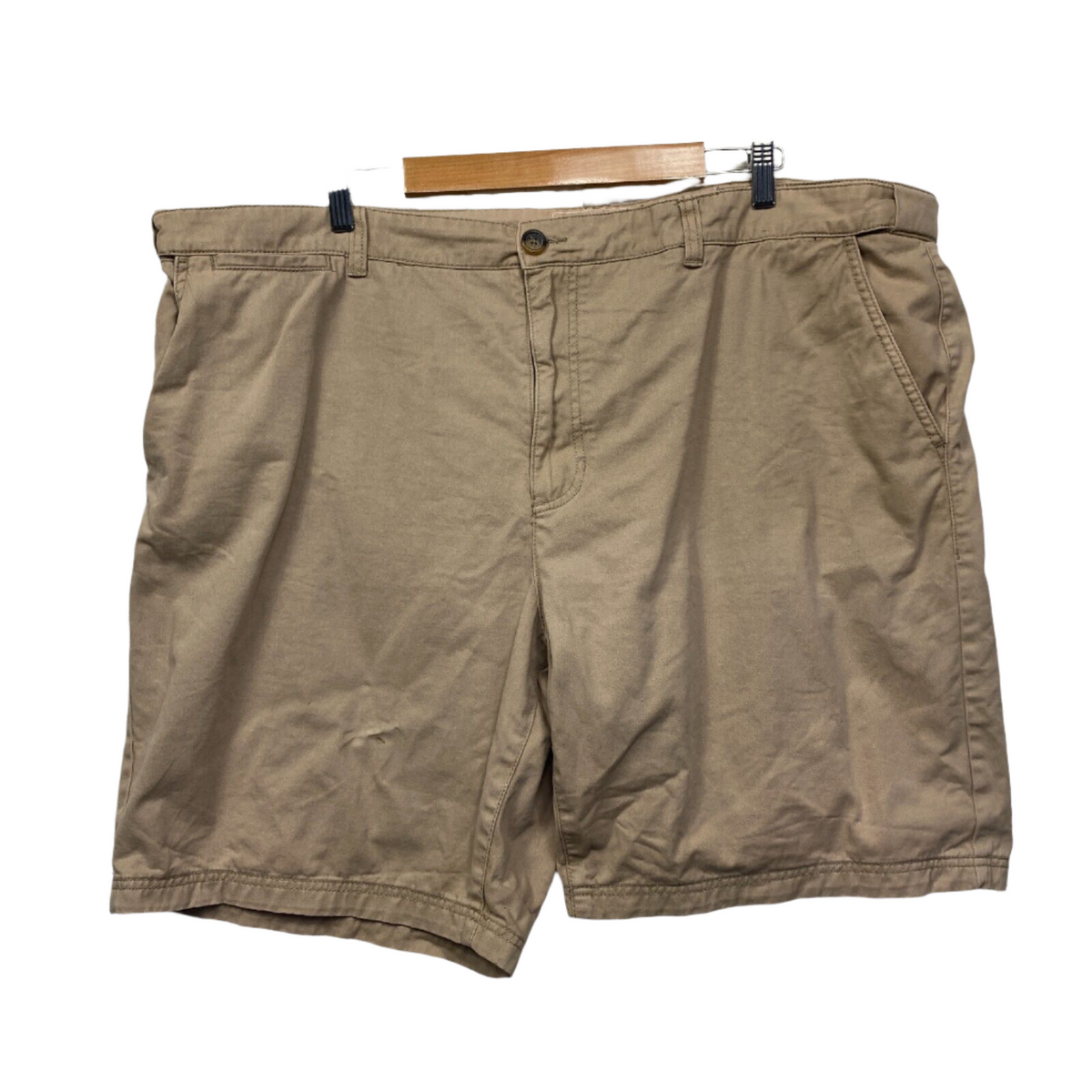 Mr Big Beige Big Tall Mens Cotton Shorts - Size 48