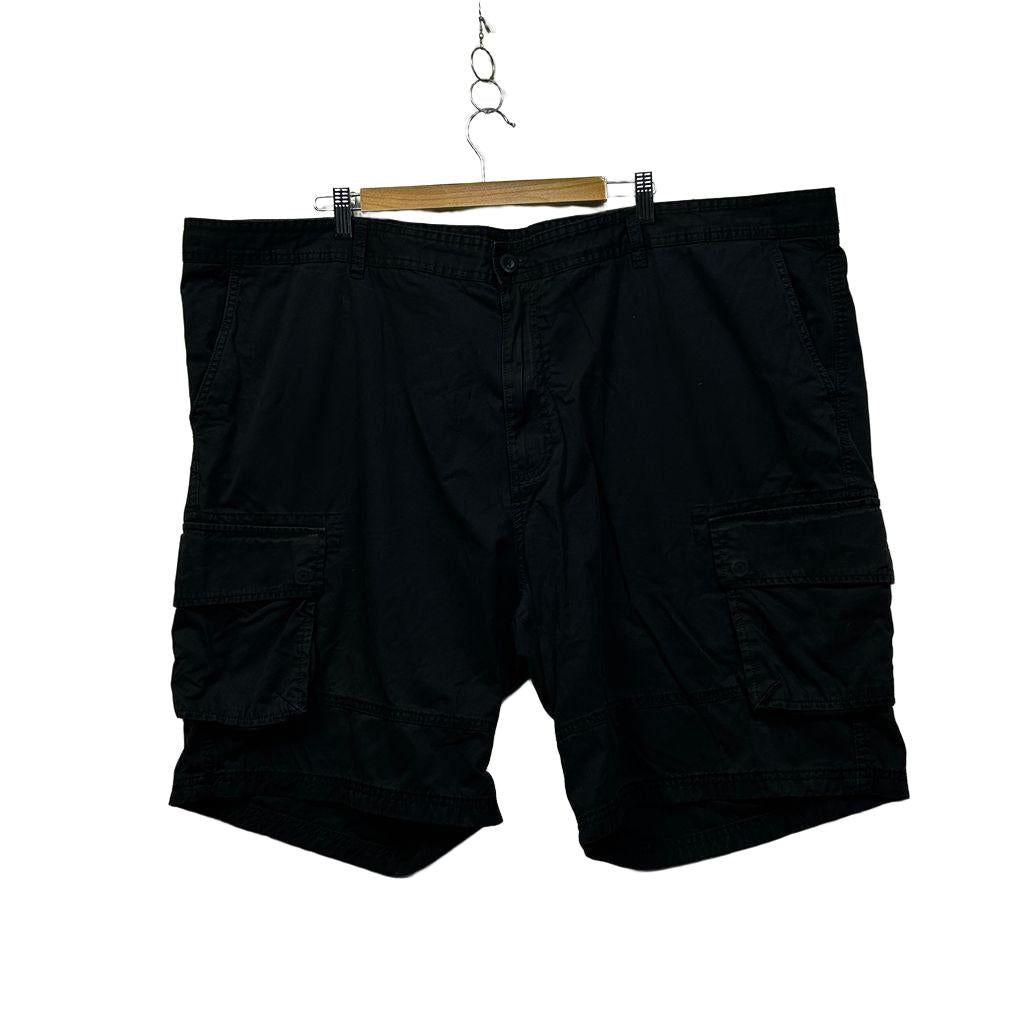 Mr Big Black Cotton Mens Cargo Shorts - Size 52