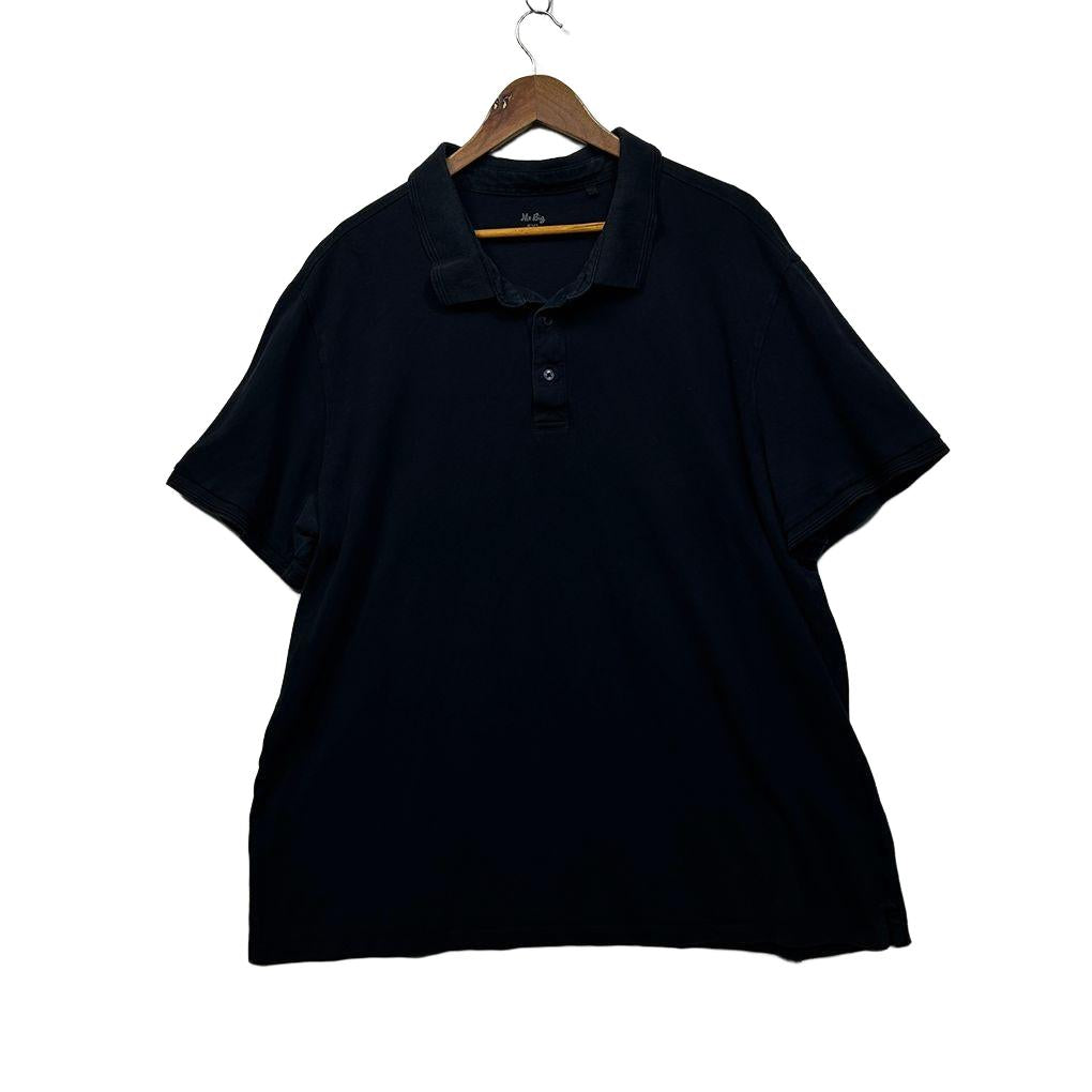 Mr Big Navy Cotton Mens Polo - Size 5XL