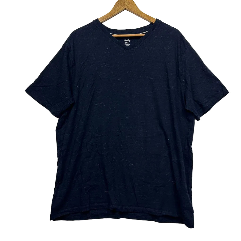 Mr Big Navy Cotton T-Shirt - Size 3XL