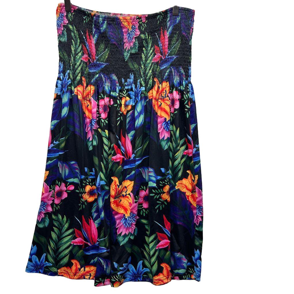 Multicoloured Floral Skirt - Size 2XL