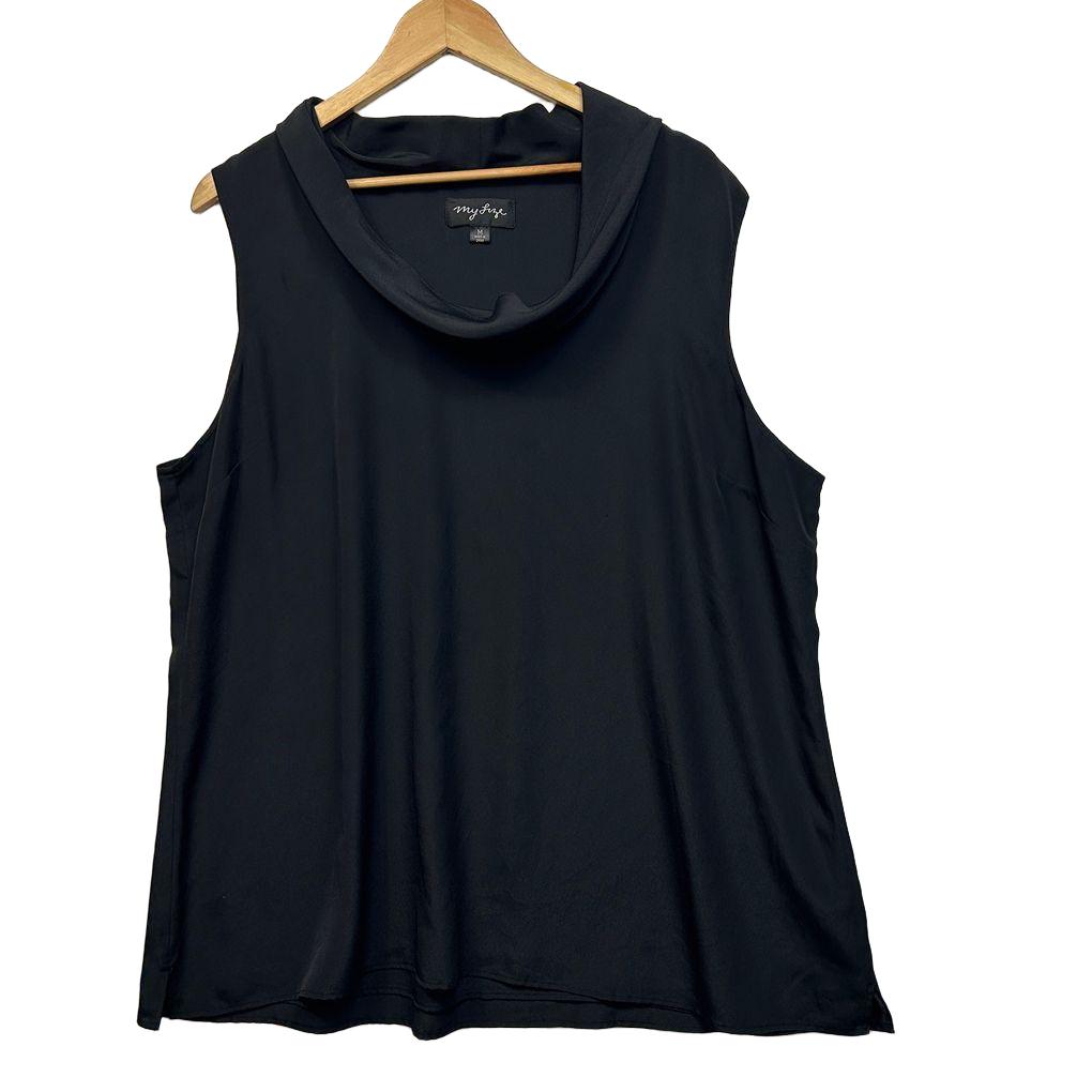 My Size Black Sleeveless Top - Size 18/M