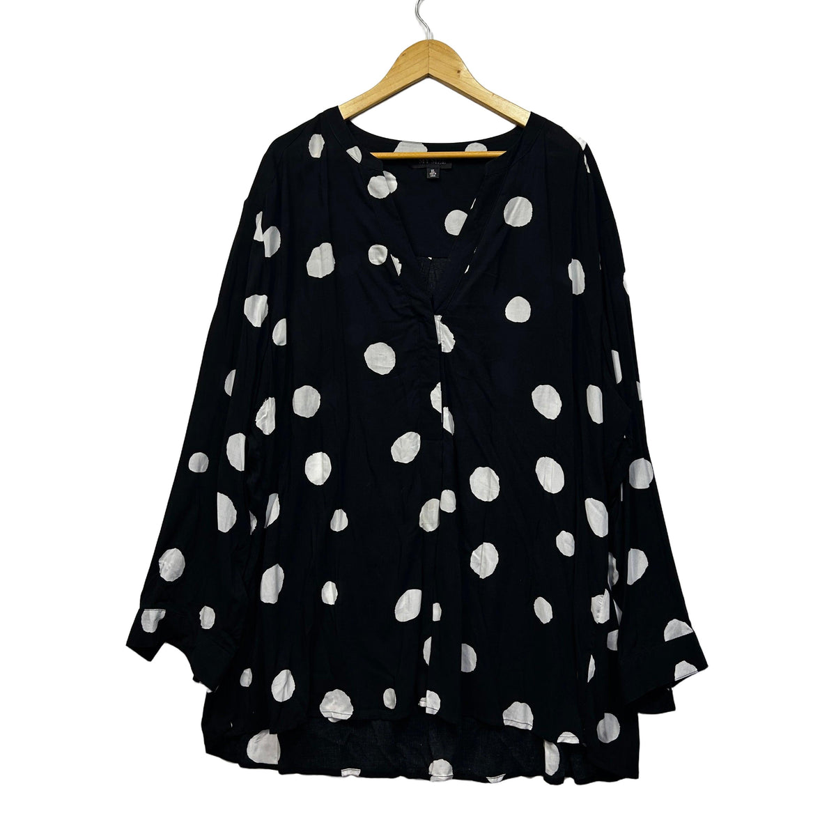 My Size Black Spot Plus Size Top - Size XL/22