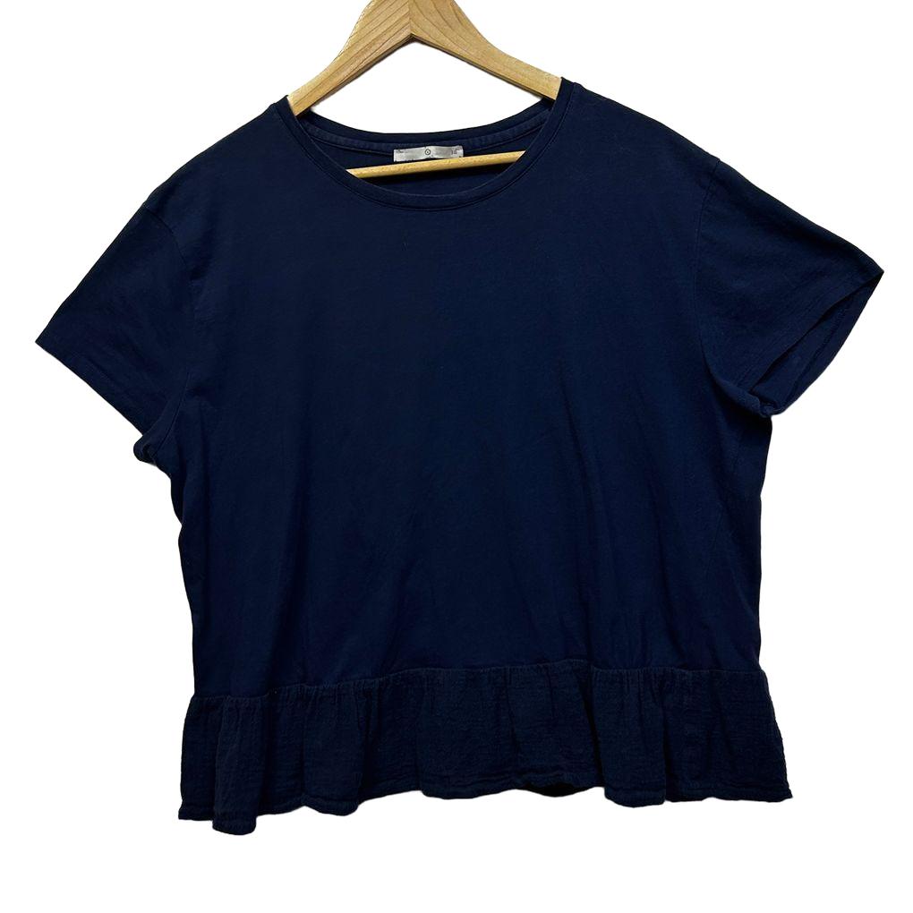 Target Navy Cotton Top - Size 18
