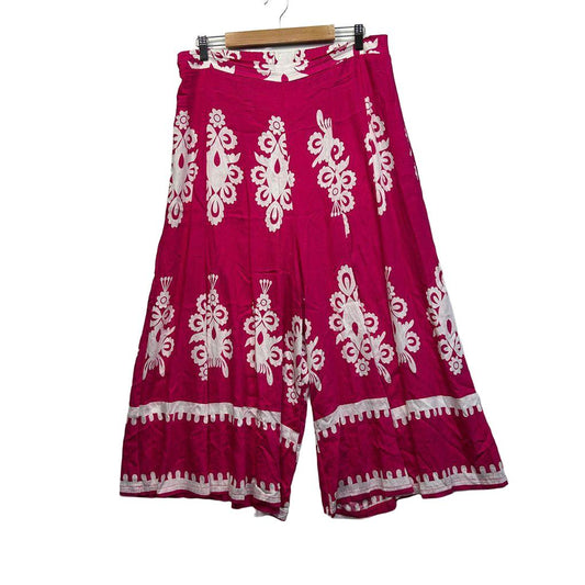 New U Collection Pink Wide Leg Pants - Size 18
