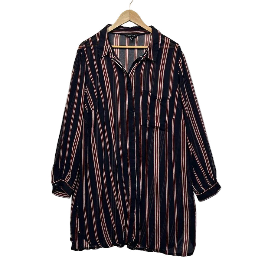 New Look Striped Shirt - Size 24