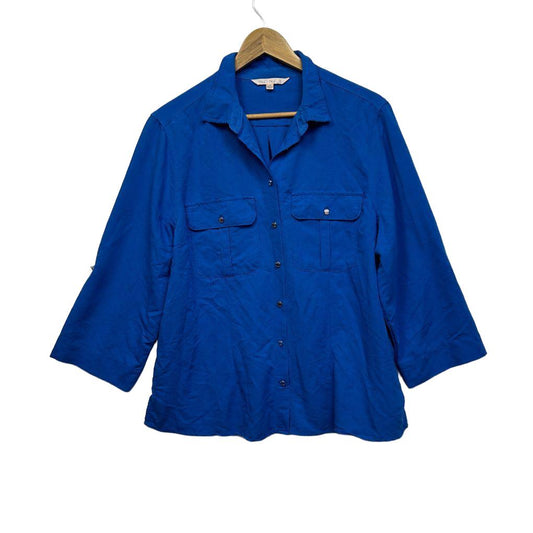 Noni B Blue Top - Size 18