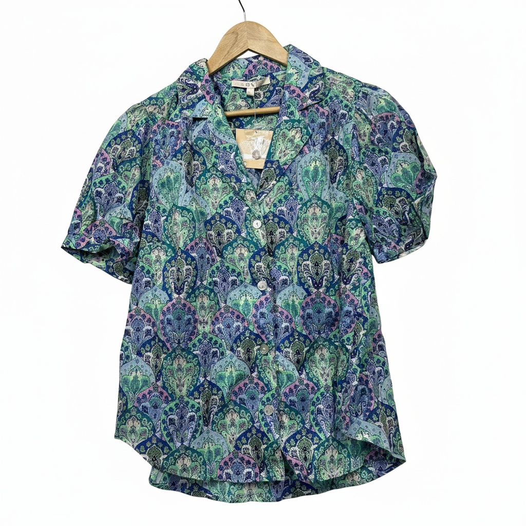 Noni B Multicolour Paisley Shirt - Size 16