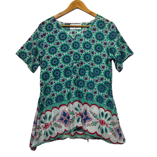 One Summer Multicolour Print Top - Size 12
