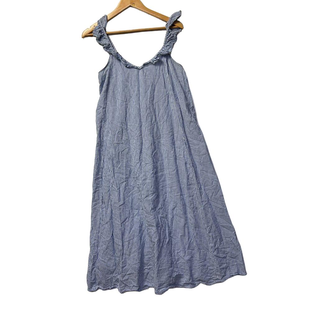 Only Blue Striped Sundress - Size M