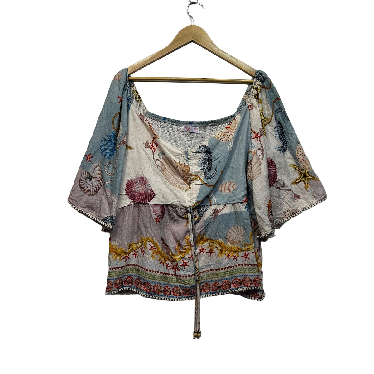 Orange Sherbet Multicoloured Plus Size Top - Size 20/22/26