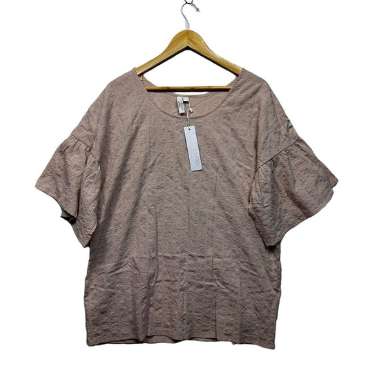 PQ The Label Pink Cotton Top - Size M/L