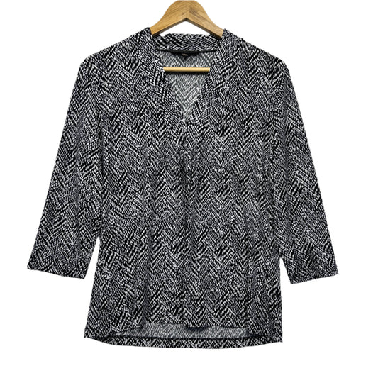Perri Cutten Top Size Large 14 3/4 Sleeve Made in Australia