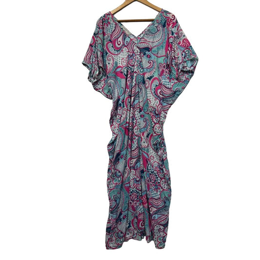 Paisley Kaftan Dress - One Size