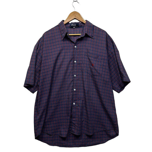 Polo Ralph Lauren Purple Plaid Cotton Mens Shirt - Size XXXL