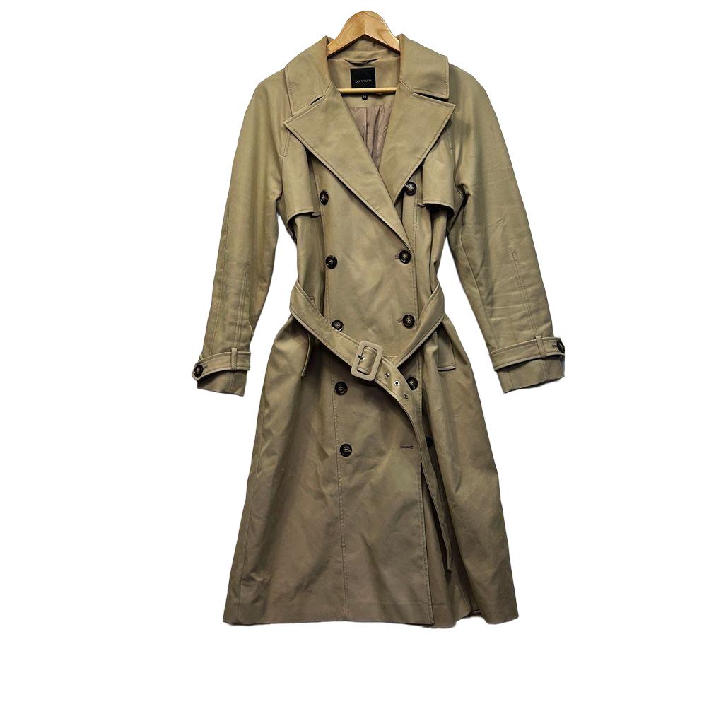 Portmans Beige Cotton Trench Coat - Size 14