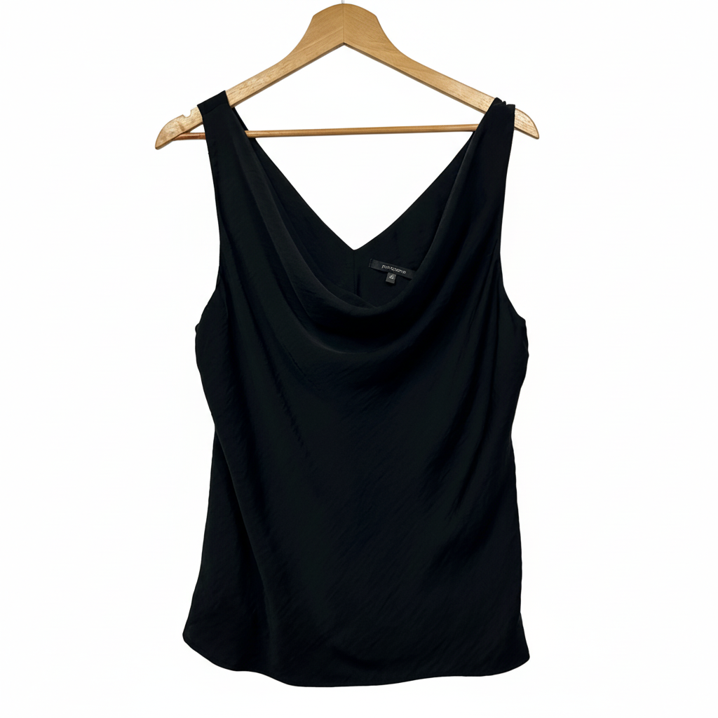 Portmans Black Sleeveless Top - Size 16