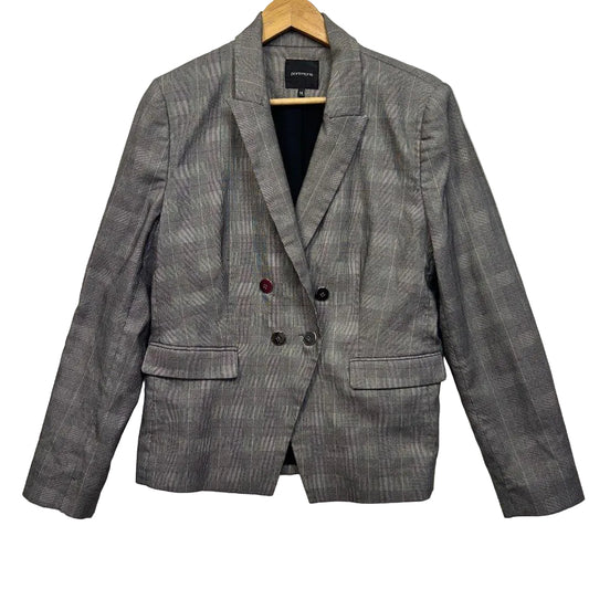 Portmans Grey Check Blazer - Size 14