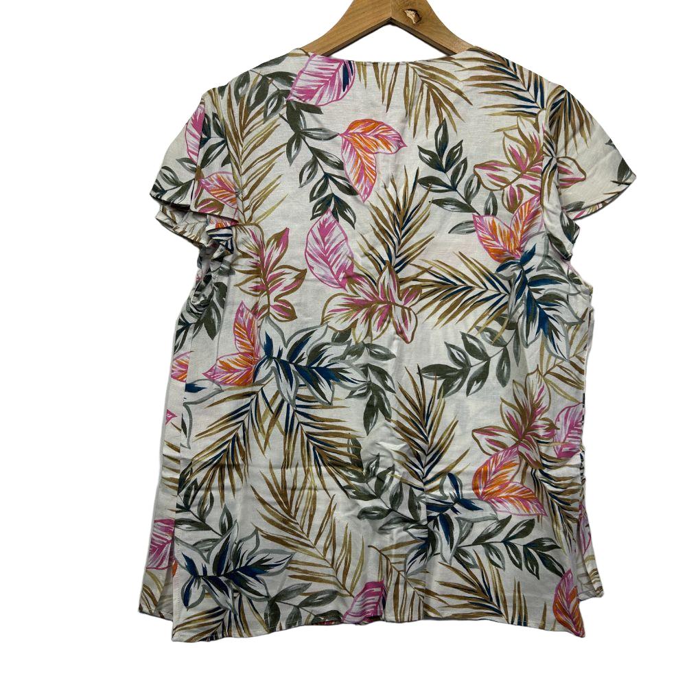 Preview Multicolour Linen Top - Size 16