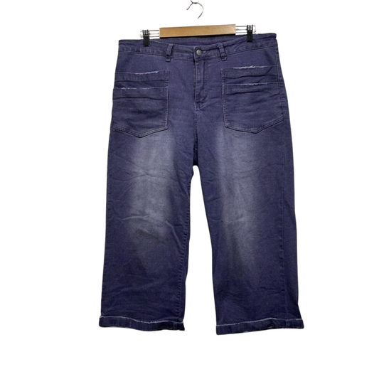 Purple Cropped Jeans - Size 2XL