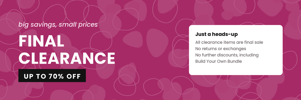 Final Clearance — up to 70% off preloved plus size clothing.