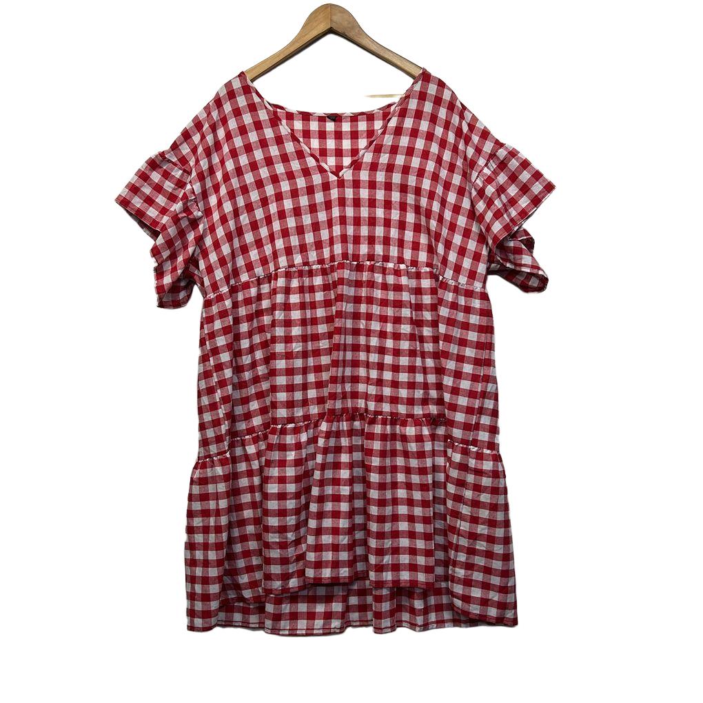 Gingham Top - Size Unknown