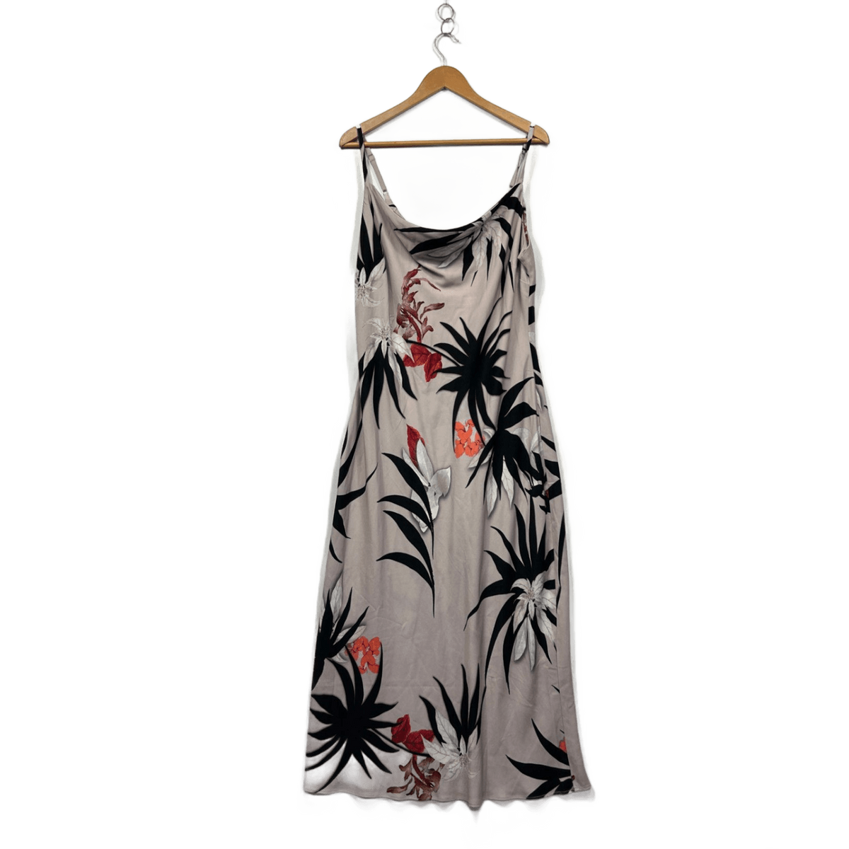 Refinity City Chic Floral Plus Size Sleeveless Cowl Neck Maxi Dress - Size 16