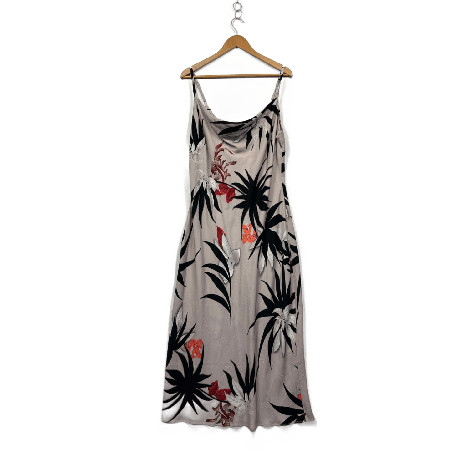 Refinity City Chic Sleeveless Floral Maxi Cowl Neck Cocktail Dress Size 16