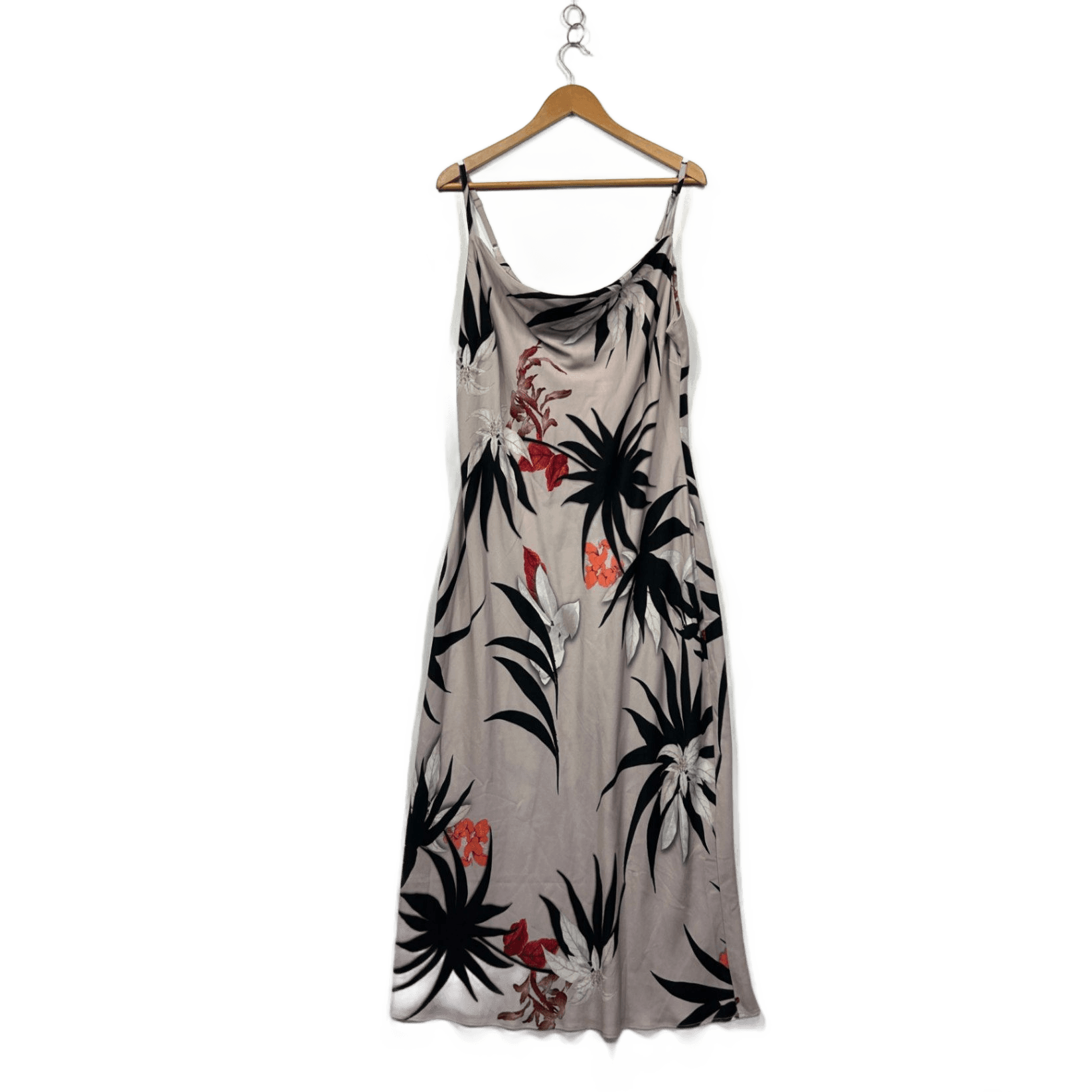 Refinity City Chic Sleeveless Floral Maxi Cowl Neck Cocktail Dress Size 16