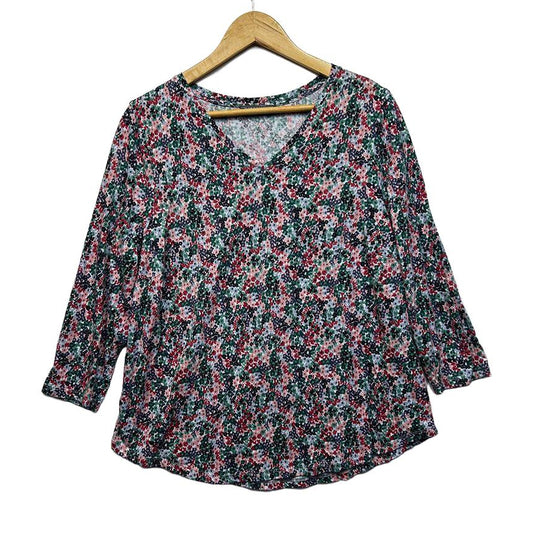 Regatta Curve Multicoloured Cotton Top - Size 16