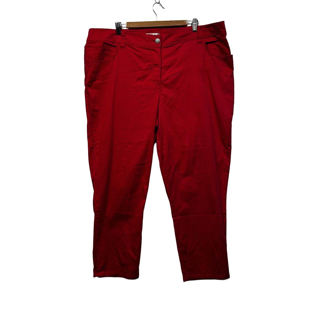 Regatta Red Cotton Pants - Size 20