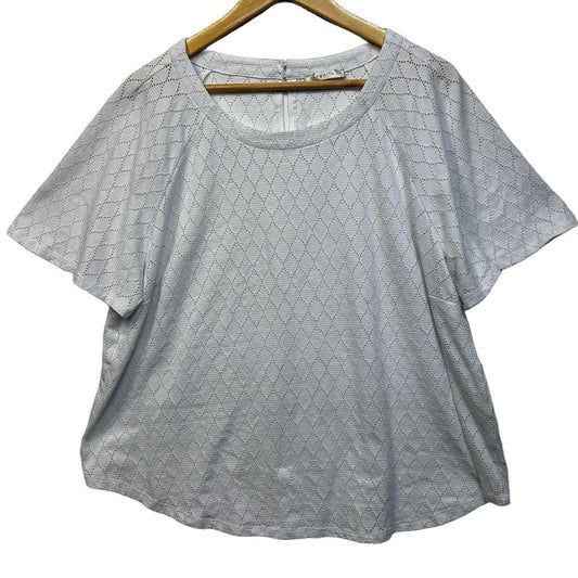 Regatta White Cotton Top - Size 16
