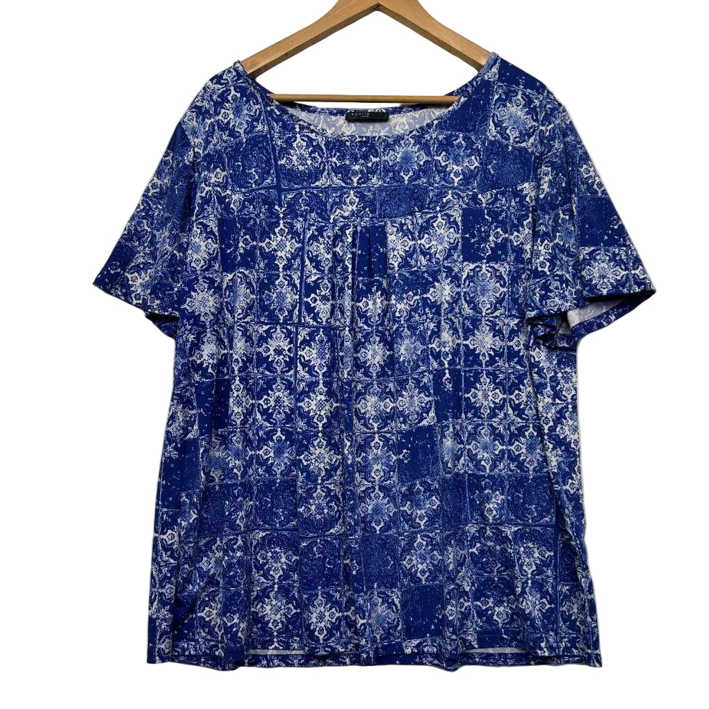 Regatta Woman Blue Print Top - Size L