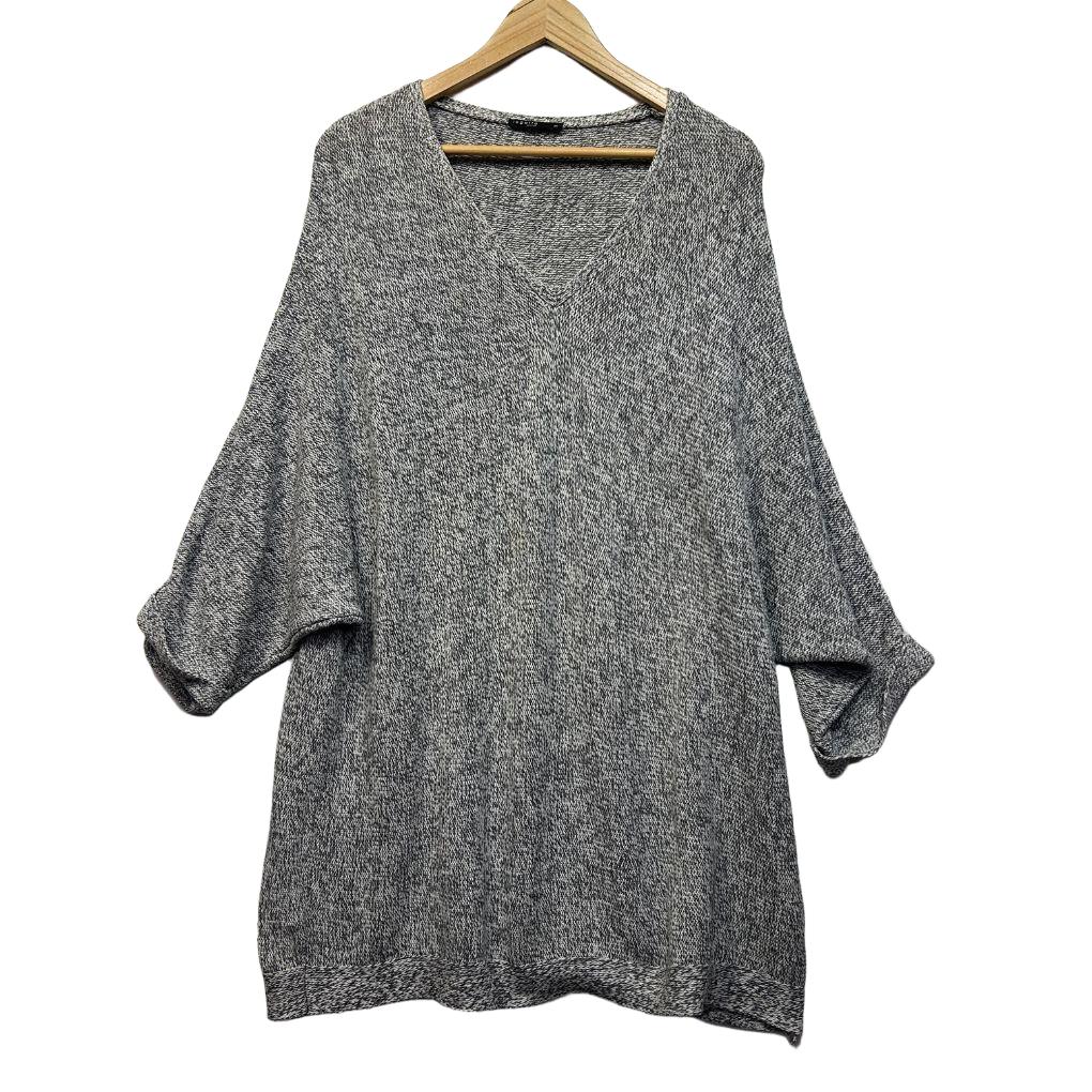 Regatta Grey Cotton Knit Top - Size 20