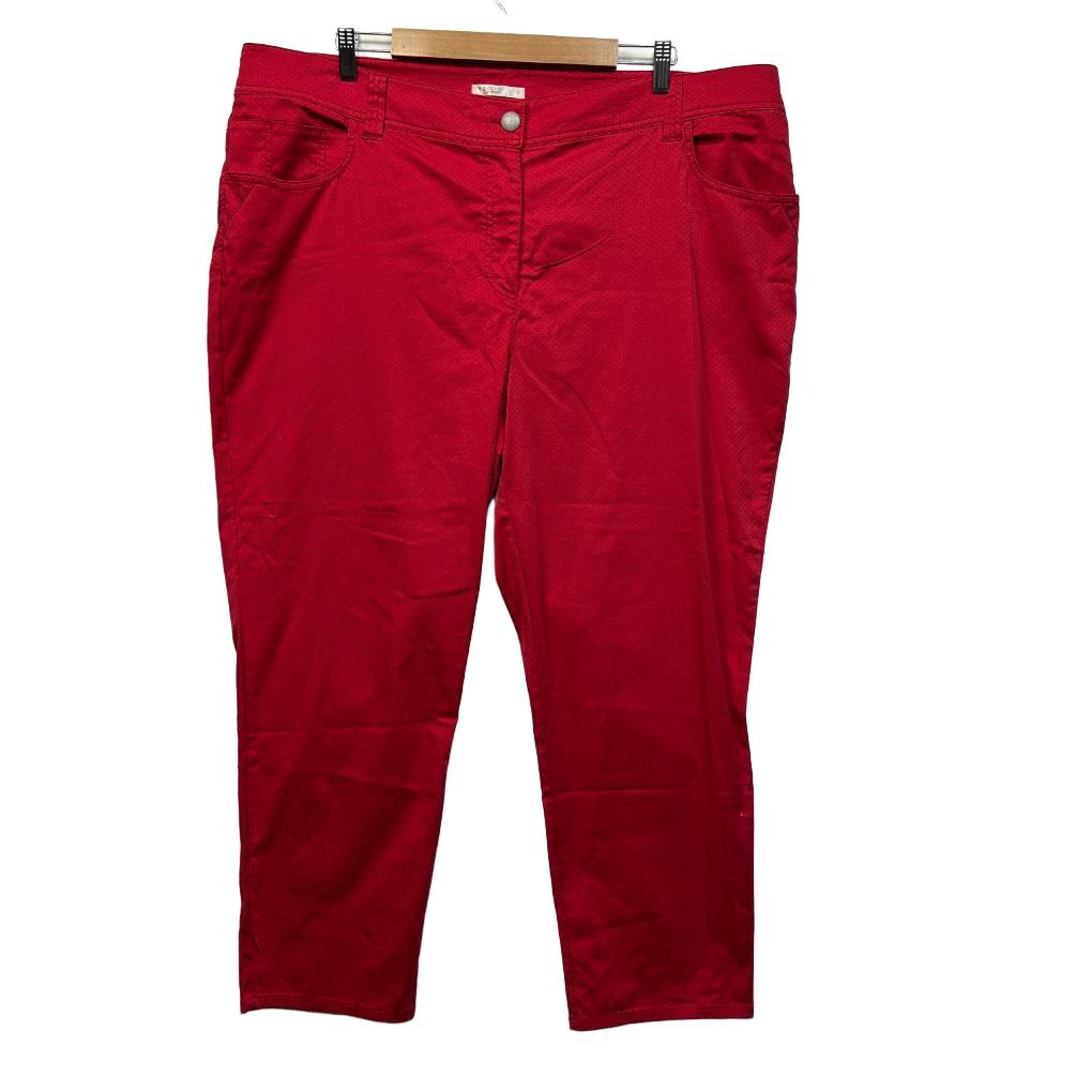 Regatta Red Cotton Pants - Size 20