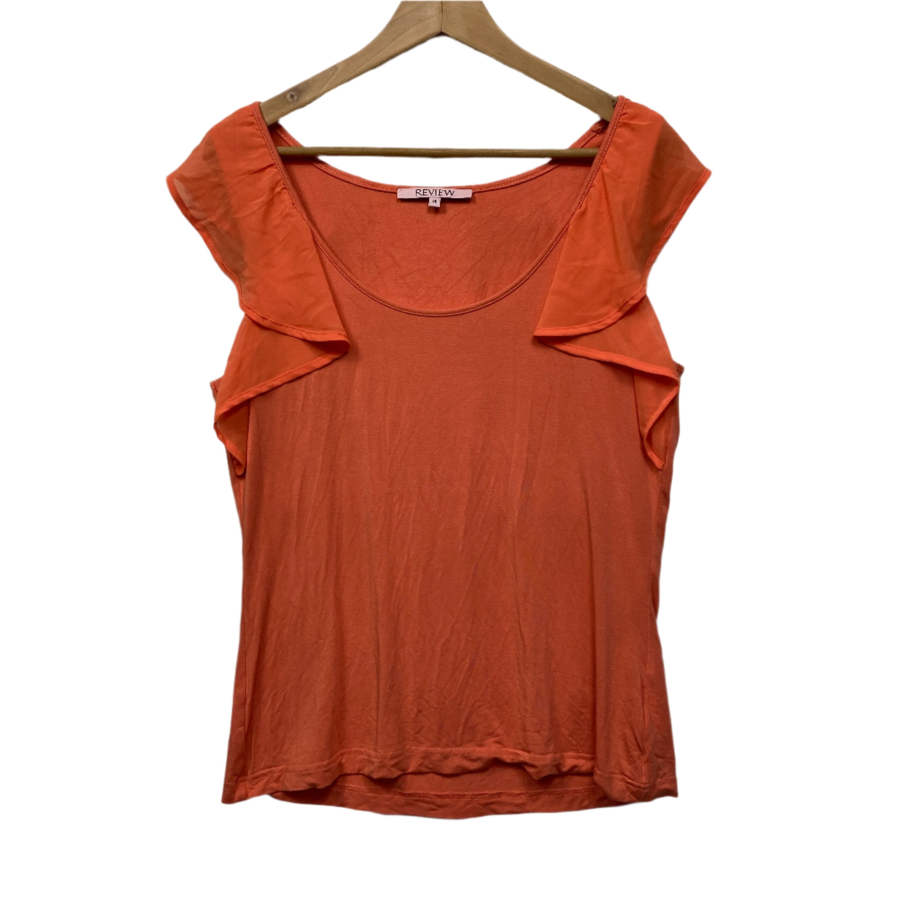 Review Peach Sleeveless Top - Size 14