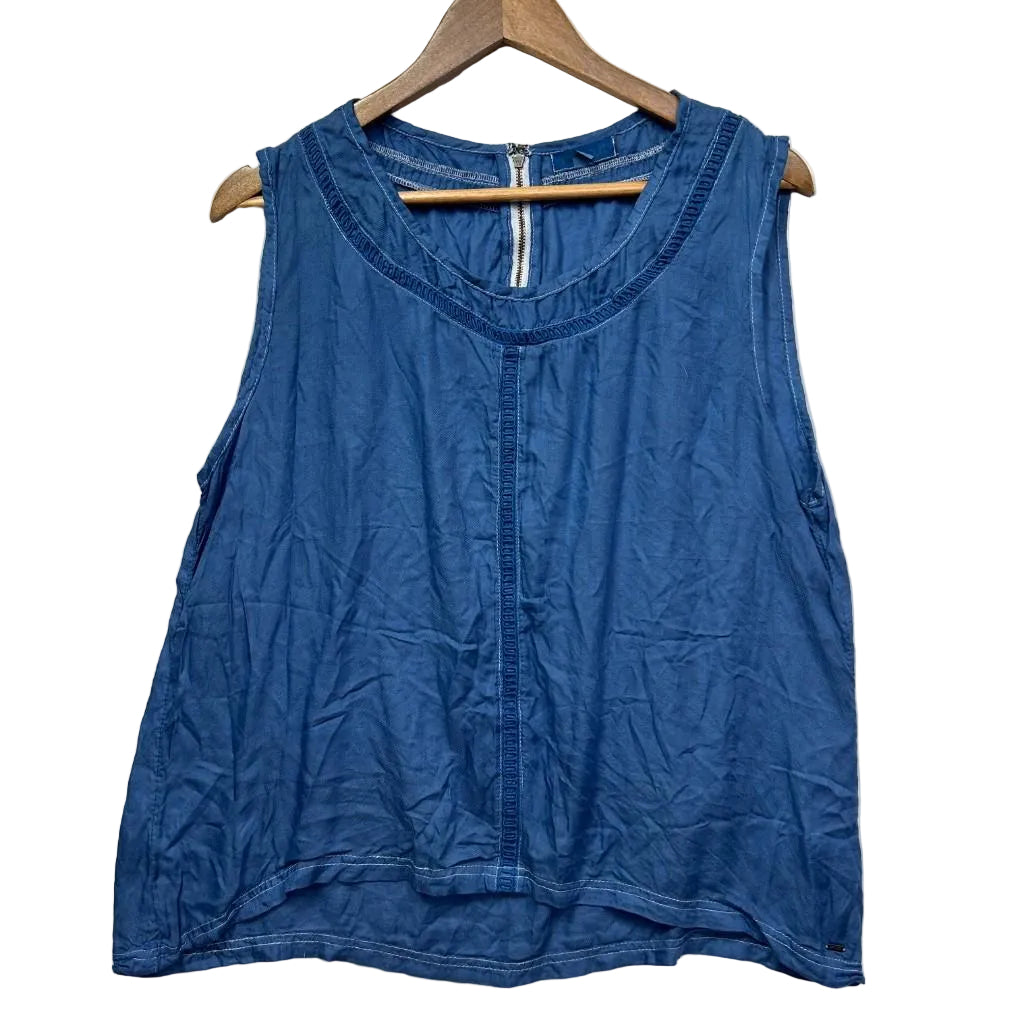 Rip Curl Blue Sleeveless Top - Size 16