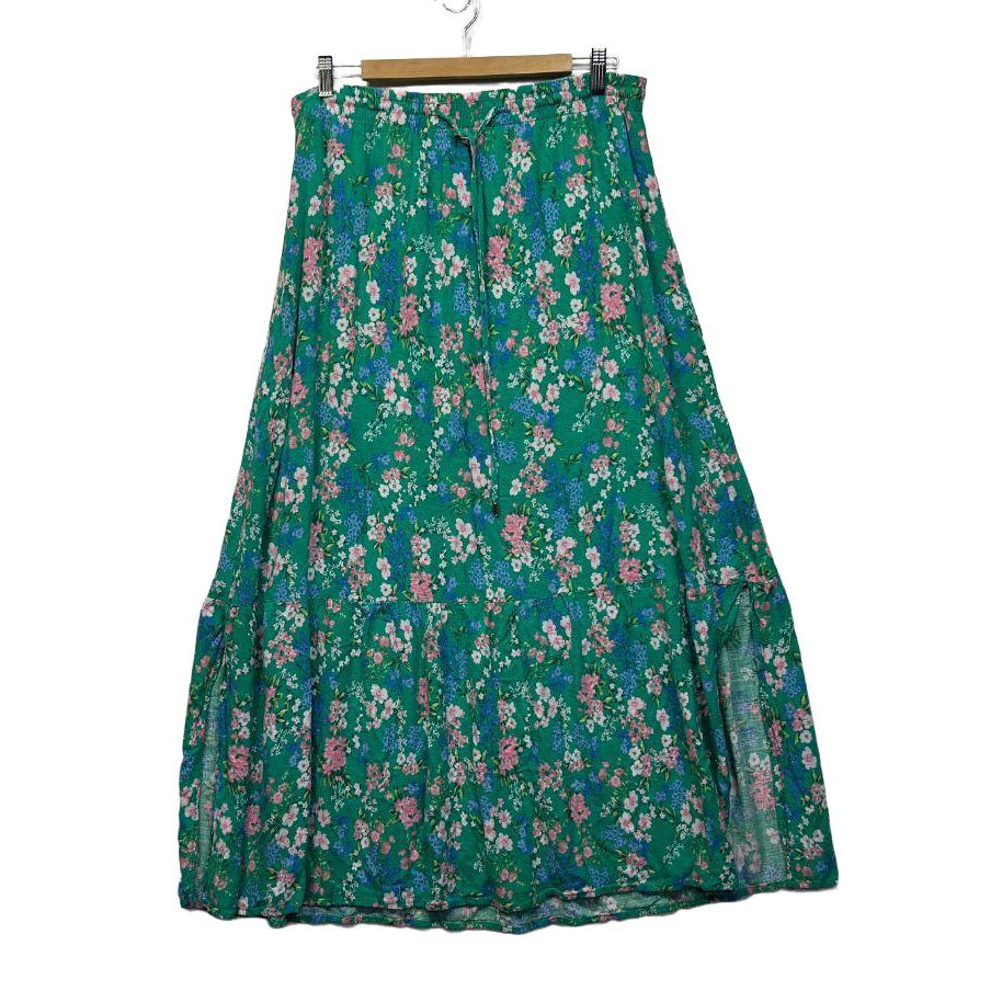 Rivers Green Floral Maxi Skirt - Size 16
