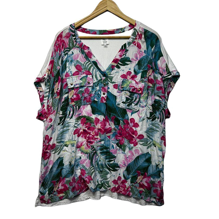Rivers White Plus Size Top - Size 22