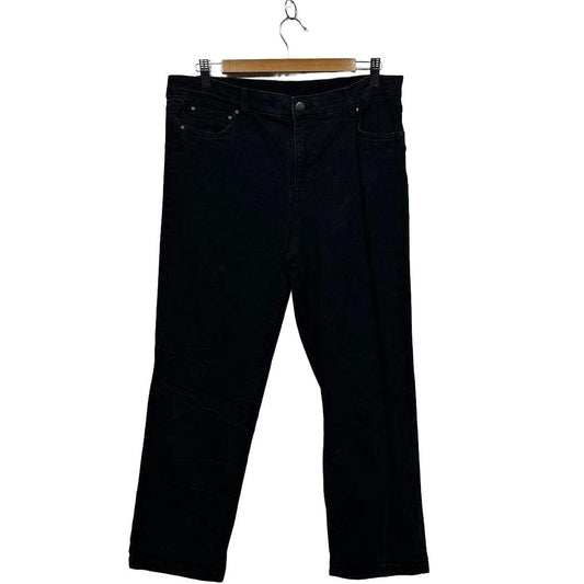 Rockmans Black Stretch Waist Jeans - Size 14