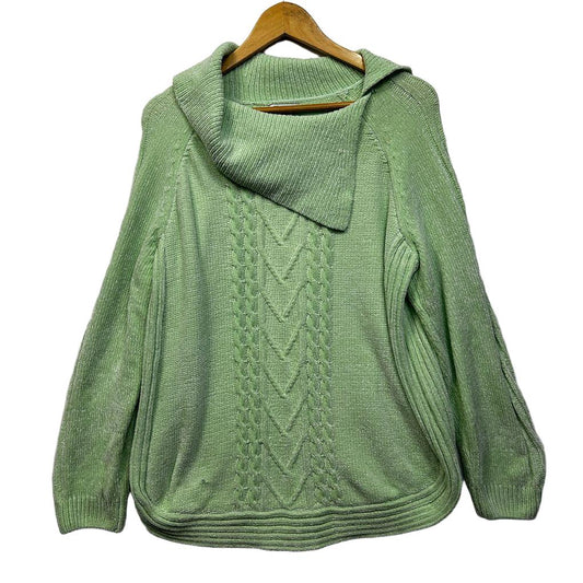 Rockmans Green Jumper - Size XL