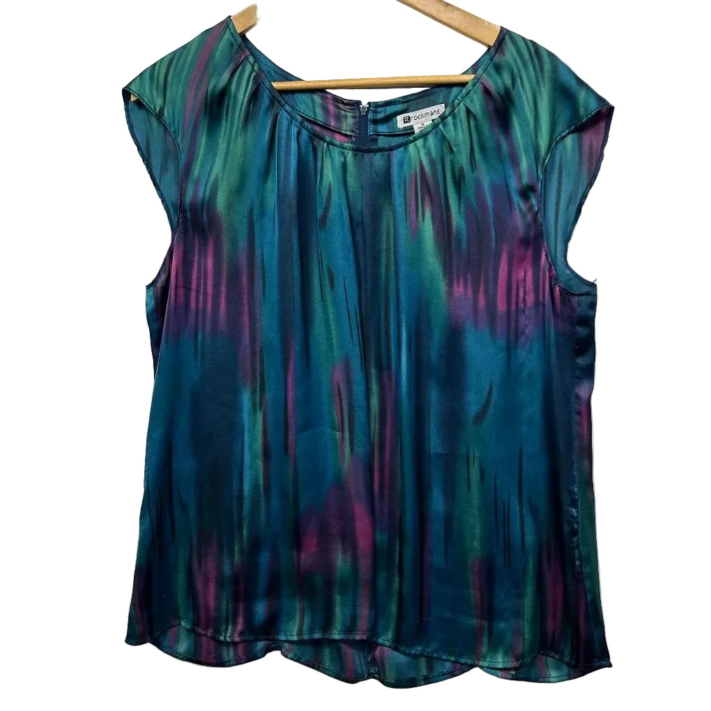Rockmans Multicoloured Top - Size 16