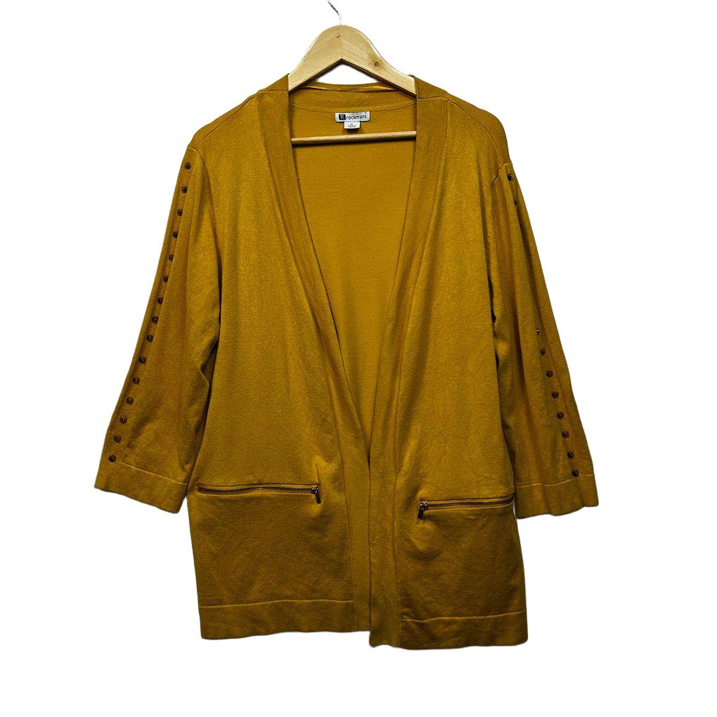 Rockmans Mustard Cardigan - Size XL