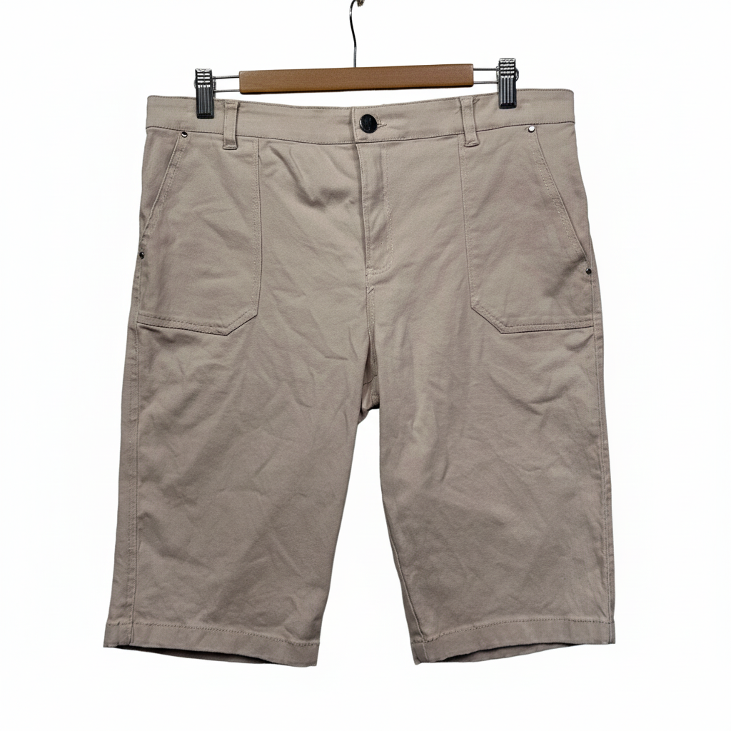 Rockmans Pink Chino Shorts - Size 16