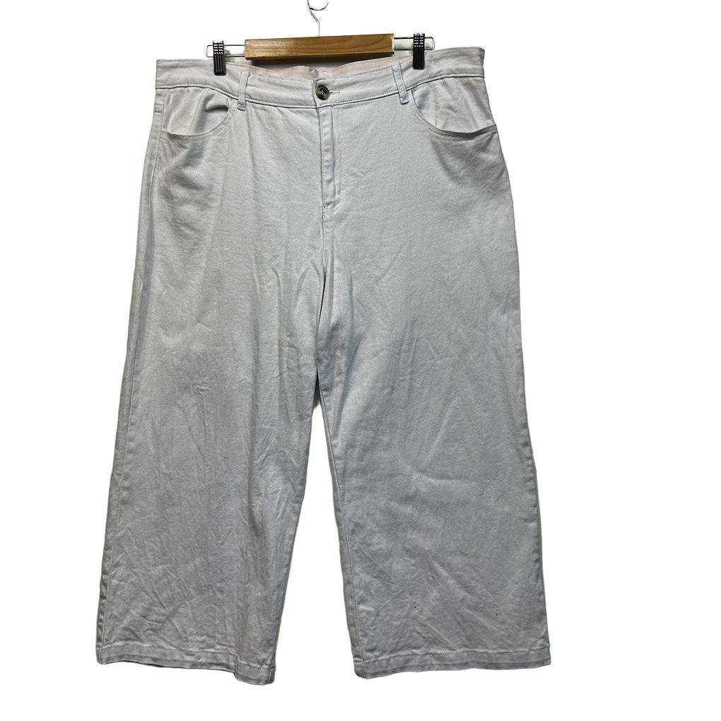 Rockmans White Plus Size Jeans - Size 20