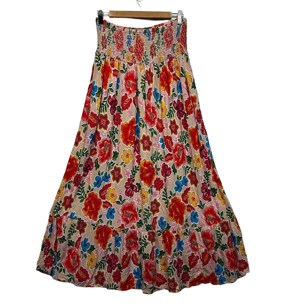 Rockmans Floral Skirt - Size 12