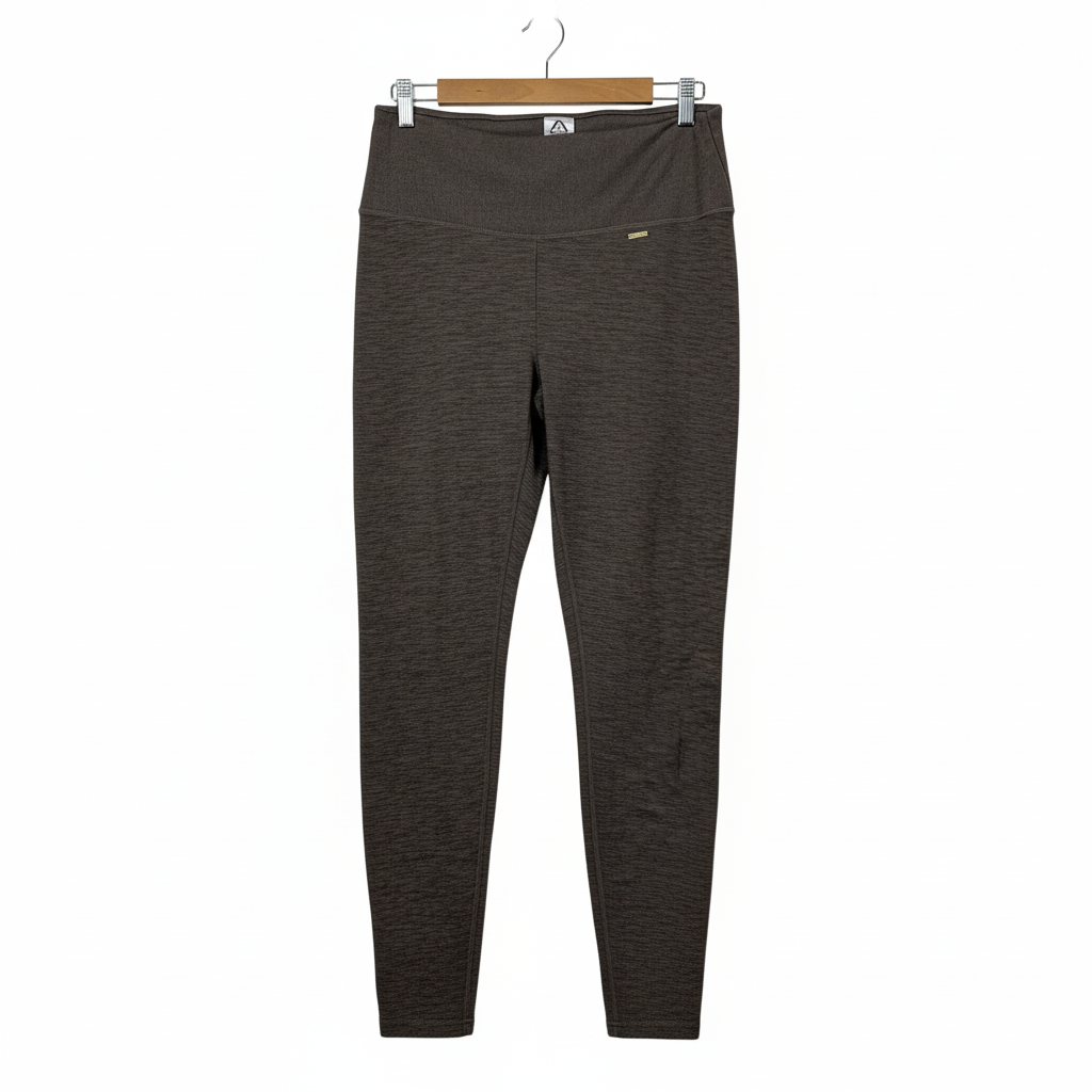 Rockwear Chocolate Brown Activewear Leggings - Size 16