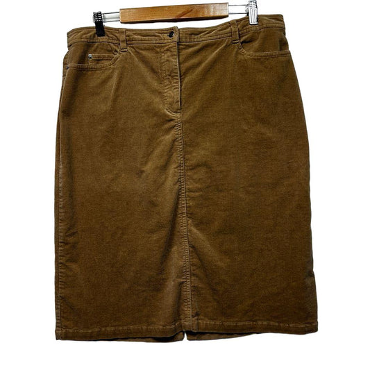 Rodney Clark Corduroy Skirt - Size 14