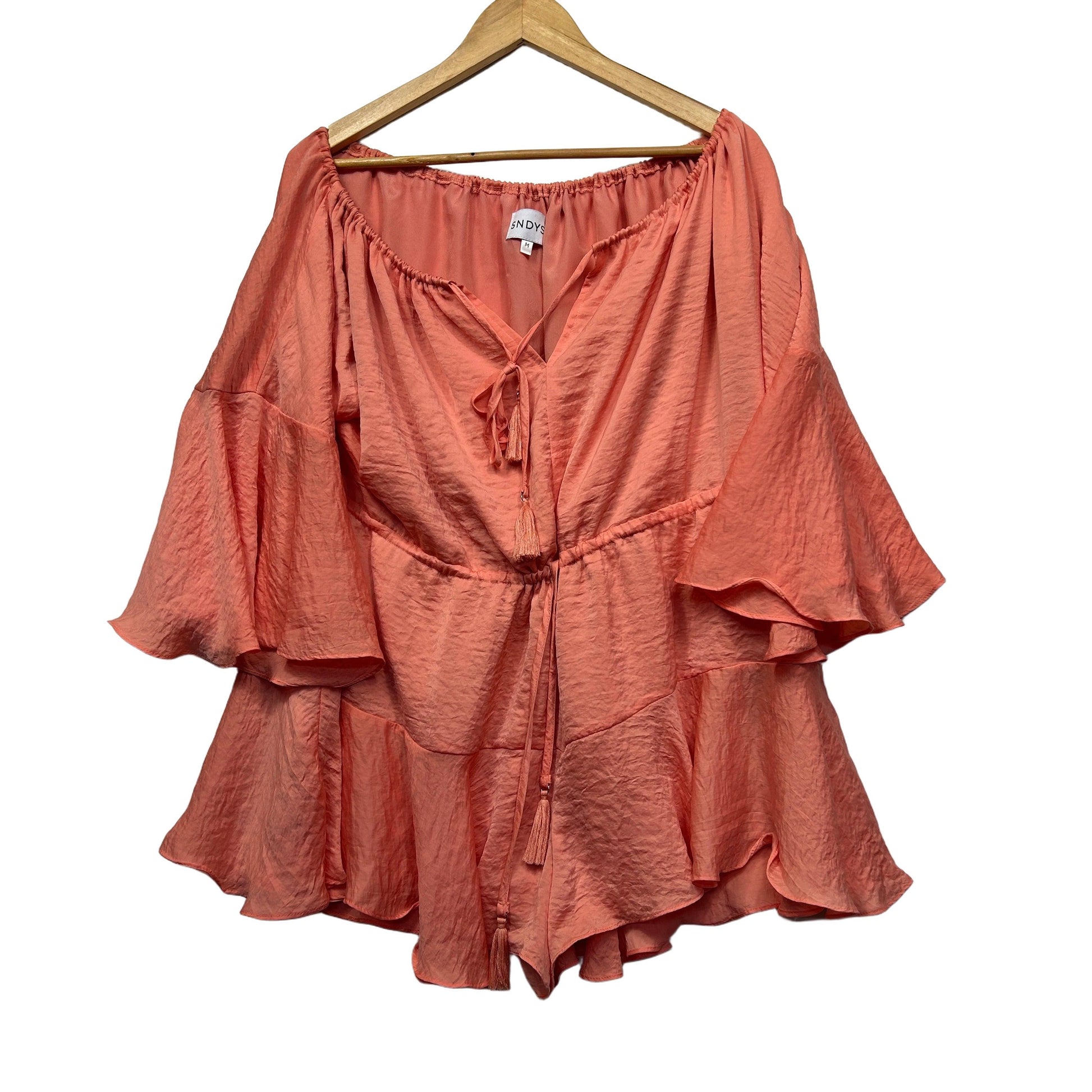 SNDYS Coral Top - Size M (Oversized)