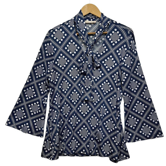 Sacha Drake Navy Top - Size 14